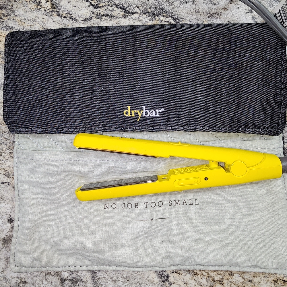 Drybar Bright Yellow Travel Straightener